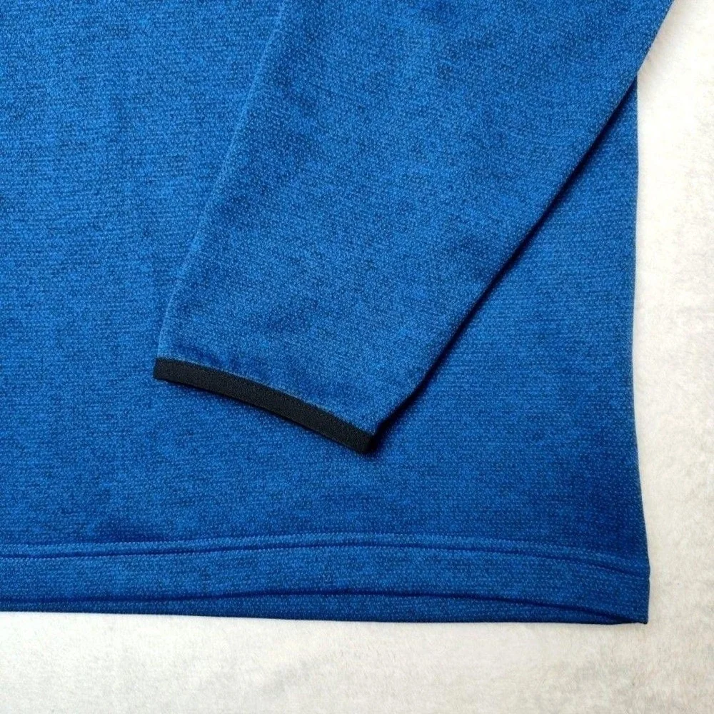 Nike‎ Sweatshirt Mens L Blue Victory Golf 1/4 Zip Pullover Fleece Tennis DN1947